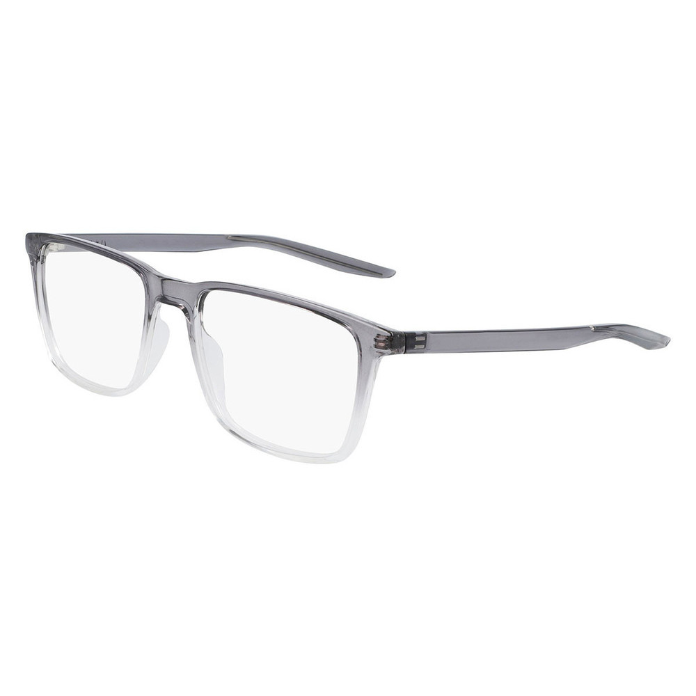 NEW NIKE 7130 035 Crystal Grey Fade to Clear Eyeglasses 54/18/145 with Nike Case - Picture 2 of 2